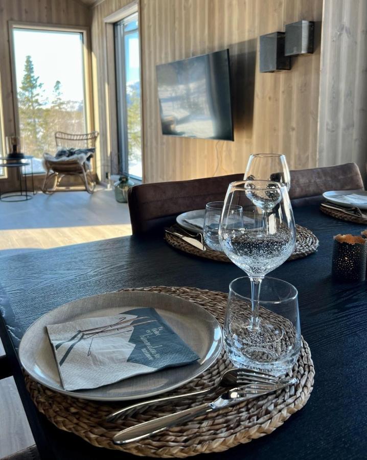 Brand New Cabin On The Sunny Side Of Gaustatoppen With A Great View Tuddal Exterior foto