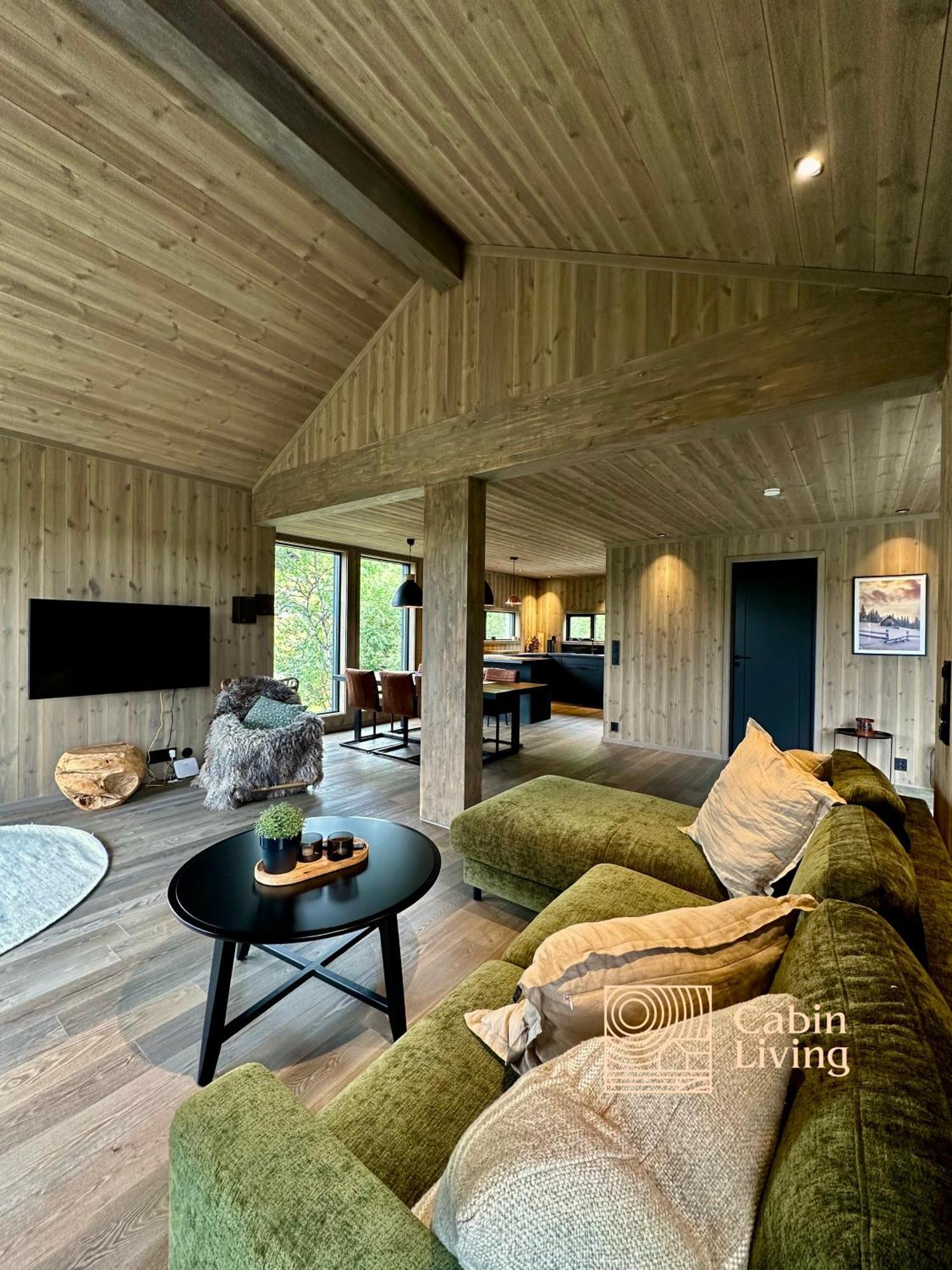 Brand New Cabin On The Sunny Side Of Gaustatoppen With A Great View Tuddal Exterior foto