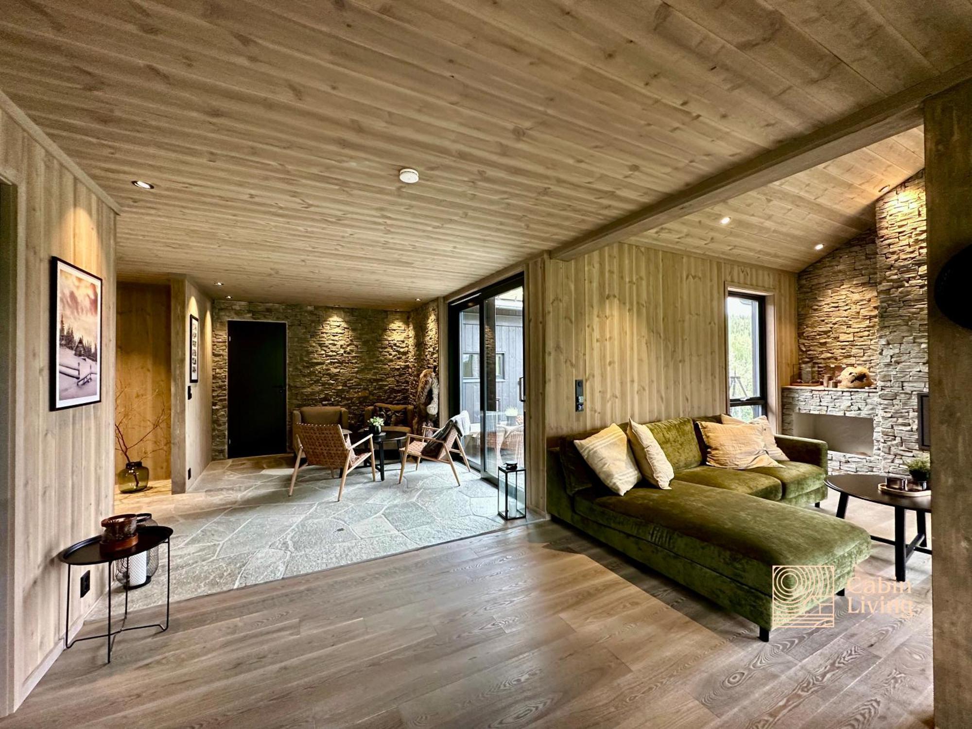 Brand New Cabin On The Sunny Side Of Gaustatoppen With A Great View Tuddal Exterior foto