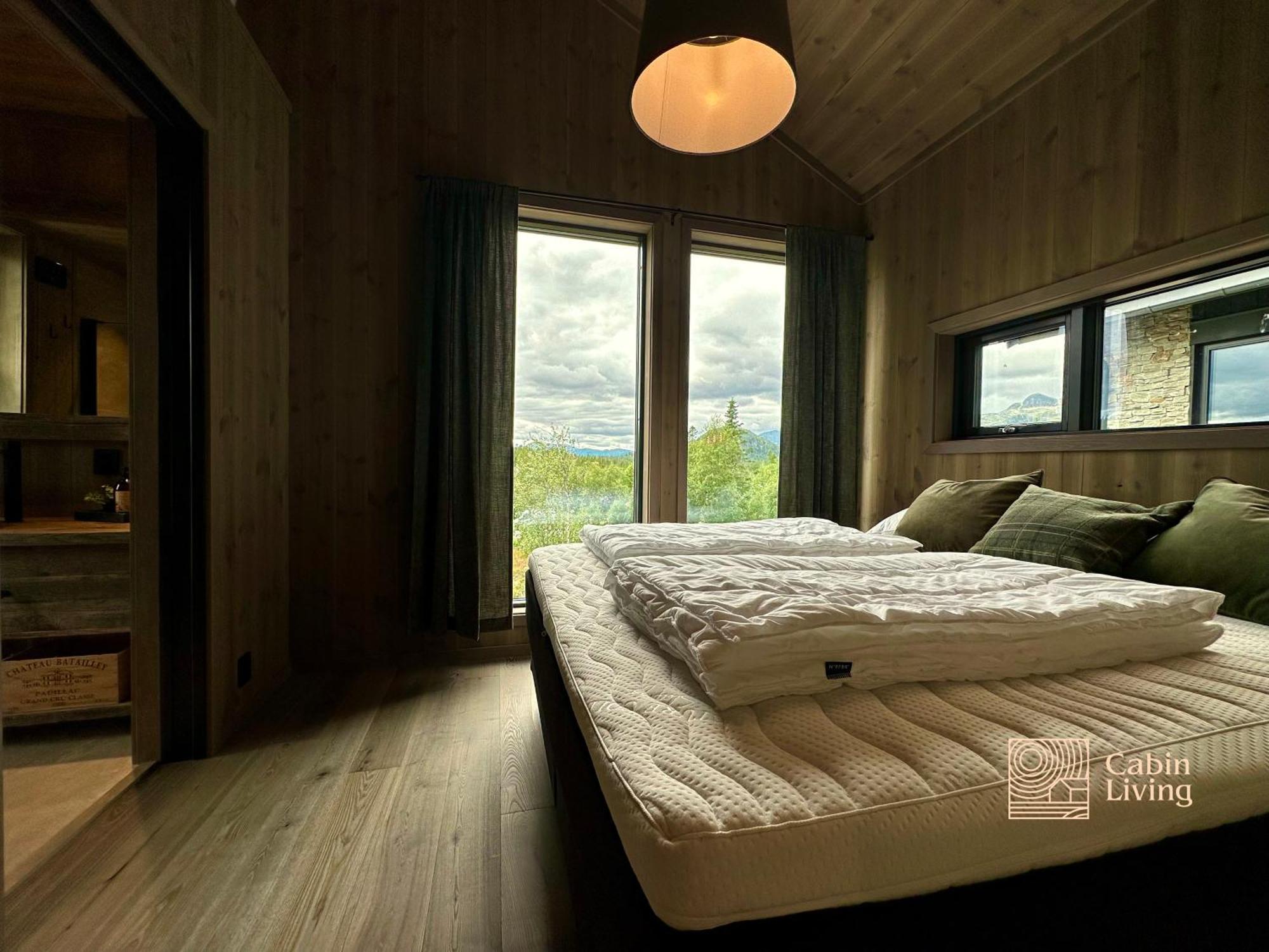 Brand New Cabin On The Sunny Side Of Gaustatoppen With A Great View Tuddal Exterior foto