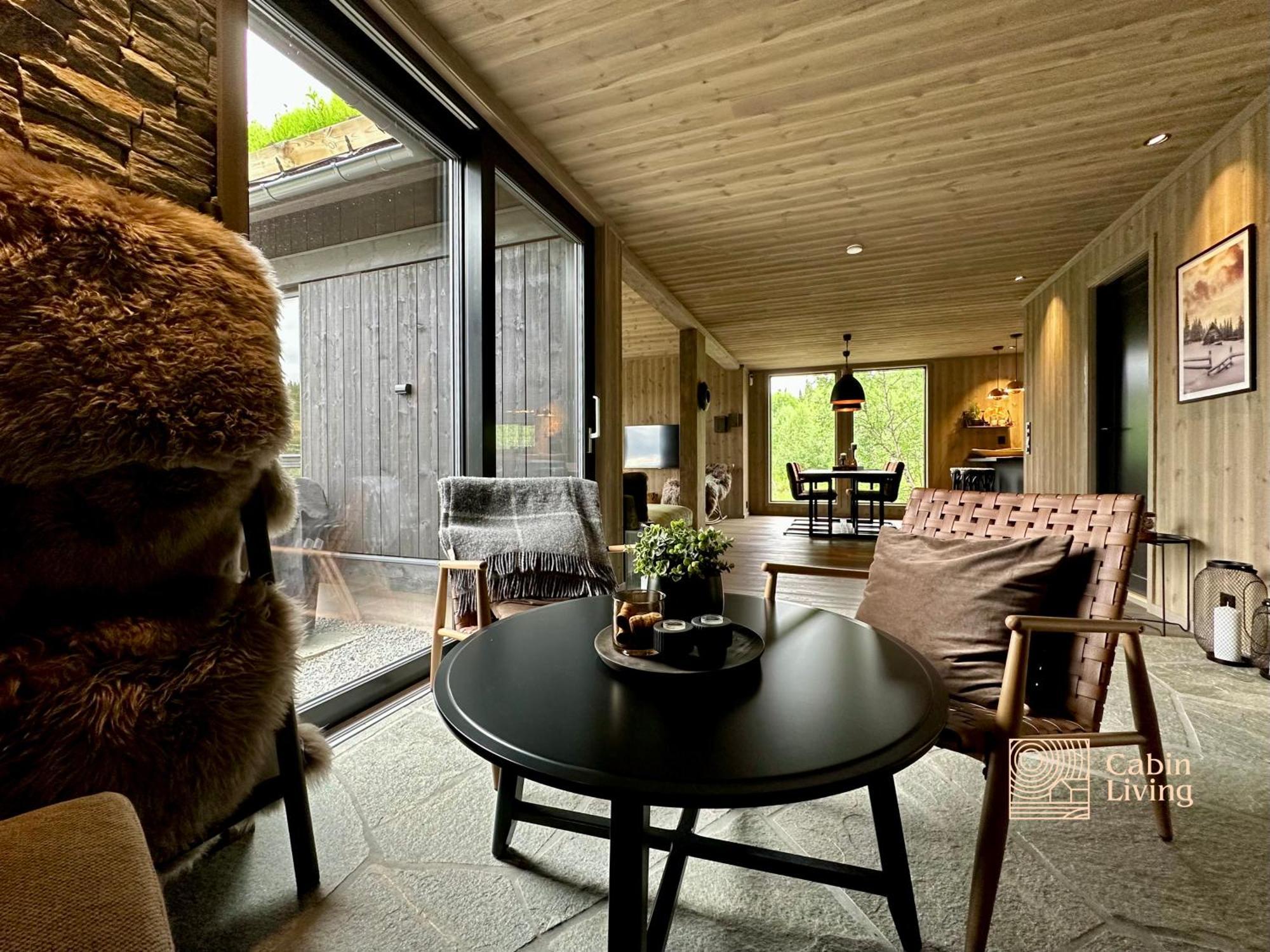Brand New Cabin On The Sunny Side Of Gaustatoppen With A Great View Tuddal Exterior foto