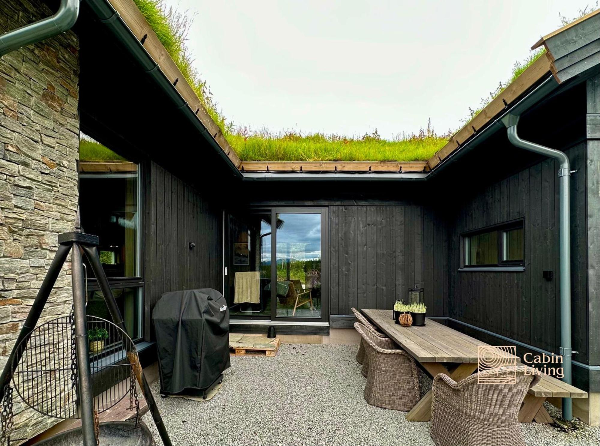 Brand New Cabin On The Sunny Side Of Gaustatoppen With A Great View Tuddal Exterior foto