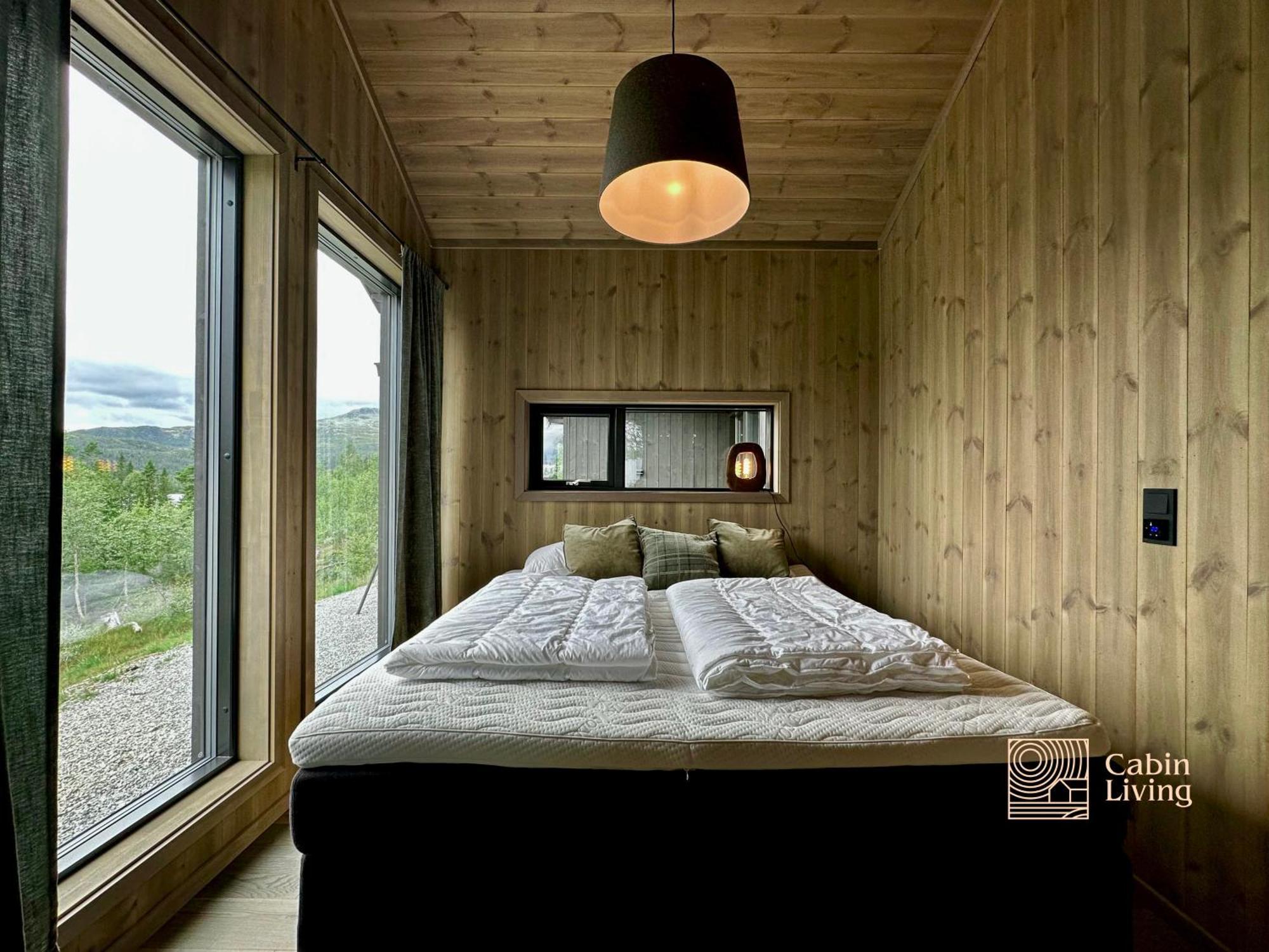 Brand New Cabin On The Sunny Side Of Gaustatoppen With A Great View Tuddal Exterior foto